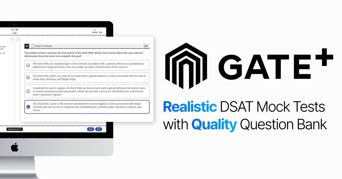 GATE+ | Master the Digital SAT